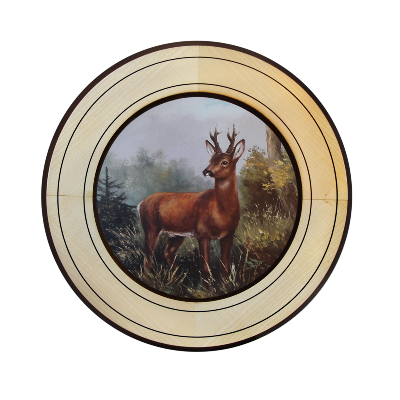 AKAH Ehrenscheiben von Revieralarm Ehrenscheibe Bock im Wechselrahmen 34cm 38630001