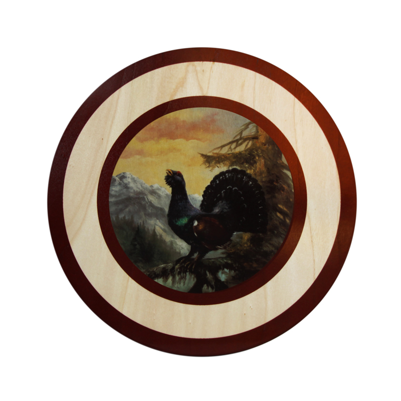 AKAH Ehrenscheiben von Revieralarm Ehrenscheibe Auerhahn 30cm 38660010