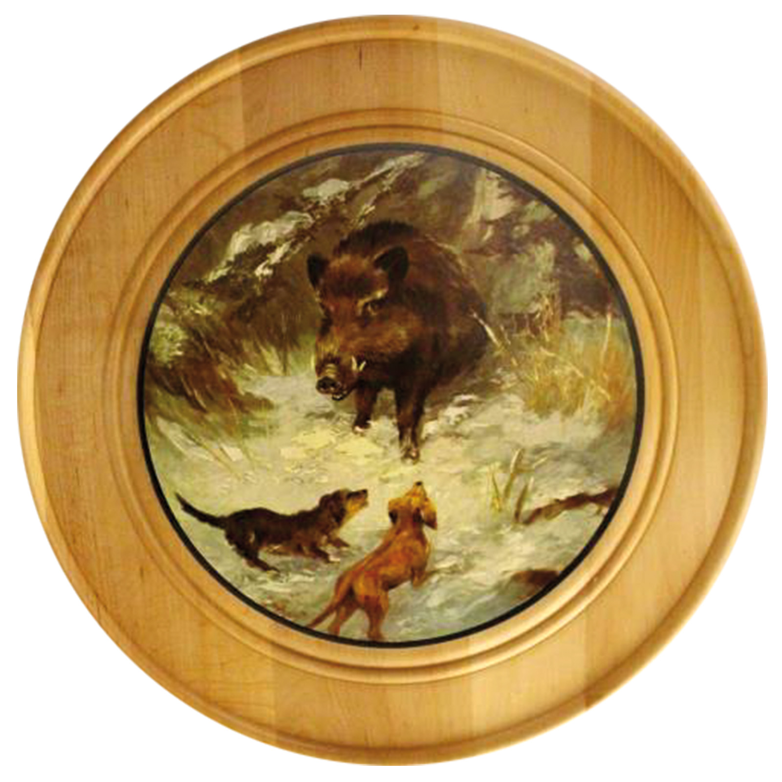 AKAH Ehrenscheiben von Revieralarm Ehrenscheibe aus Massivholz Ø 30 cm 38690003