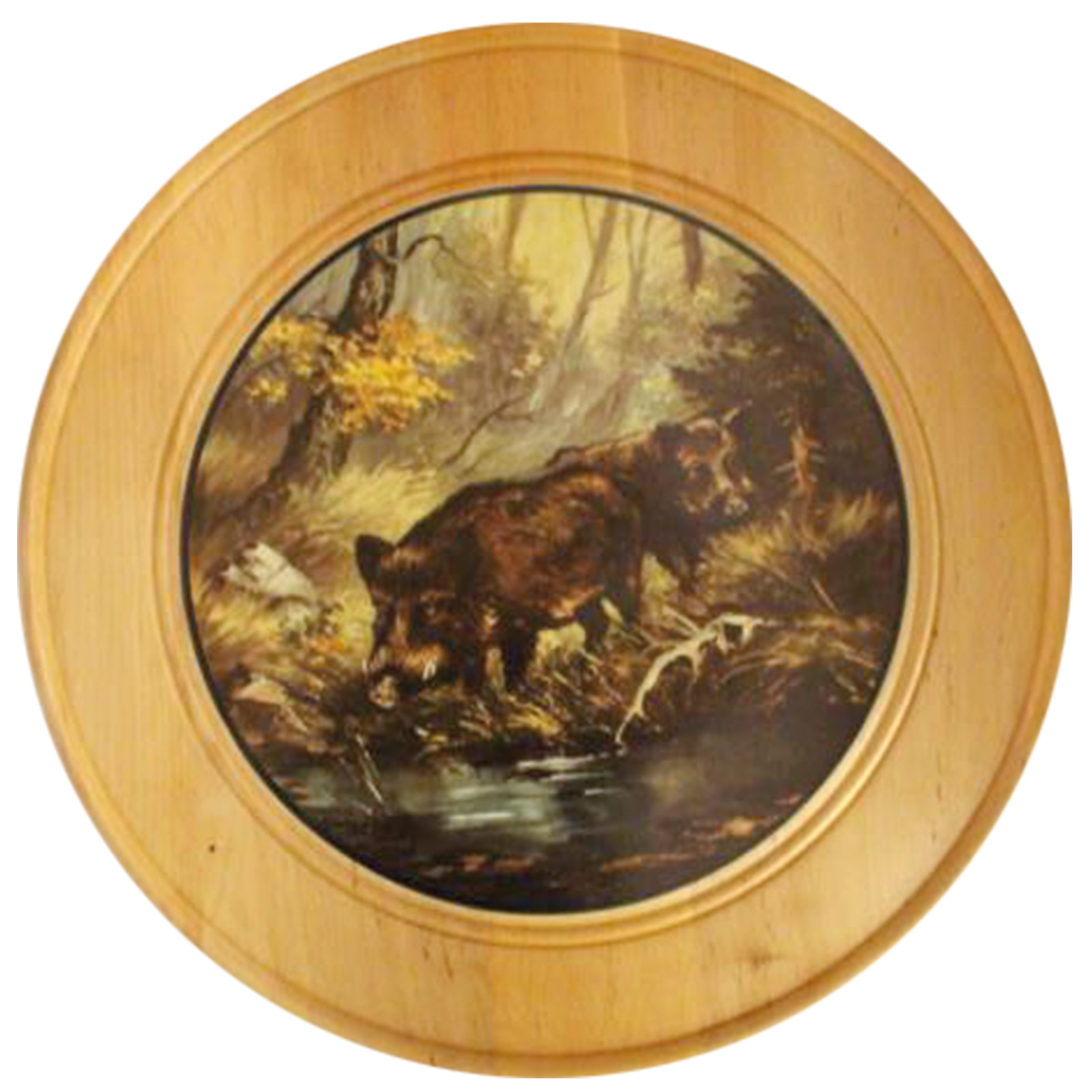 AKAH Ehrenscheiben von Revieralarm Ehrenscheibe aus Massivholz Ø 60 cm 38693003