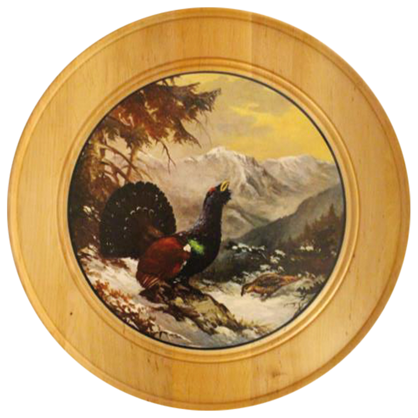 AKAH Ehrenscheiben von Revieralarm Ehrenscheibe aus Massivholz Ø 60 cm 38693010