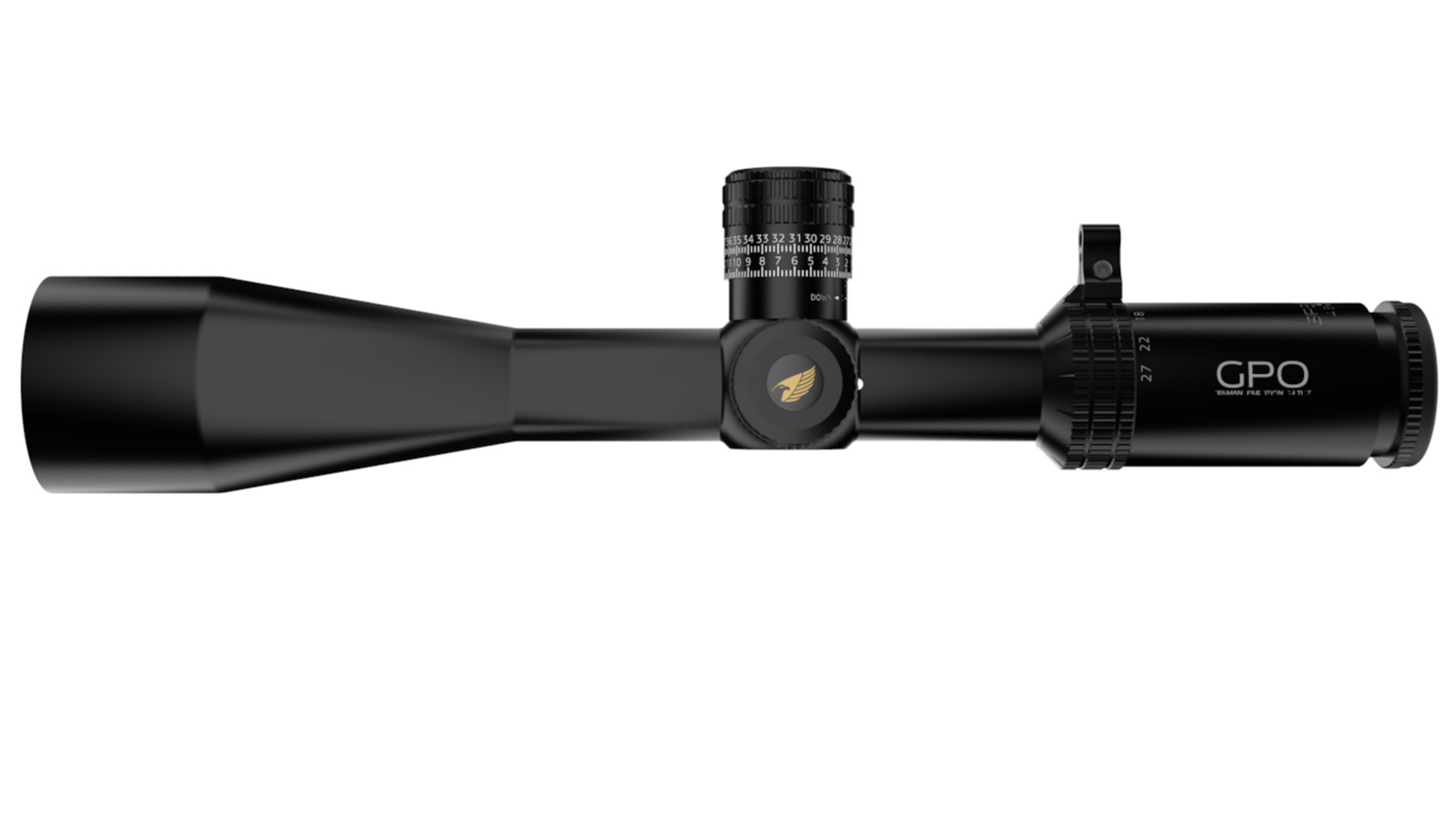 AKAH Zielfernrohre von GPO (German Precision Optics) GPO SPECTRA™ 6x 4,5-27x50i MOAi FFP/CCW Zielfernrohr 51029007