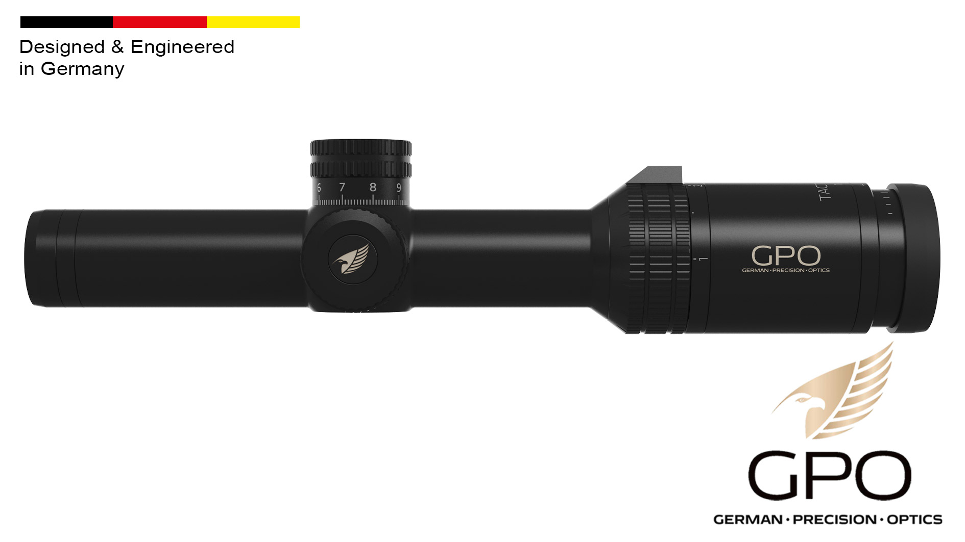 AKAH Zielfernrohre von GPO (German Precision Optics) GPO Tac™ 1-6x24i HSi 51050019