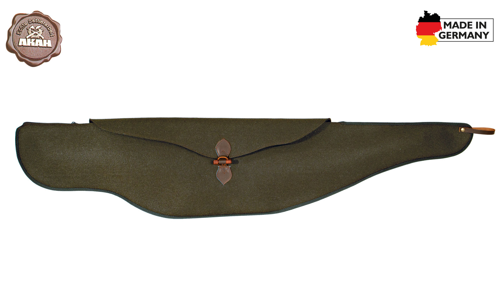 AKAH Futterale + Koffer von AKAH Pirschfutteral Filz grün 63331120