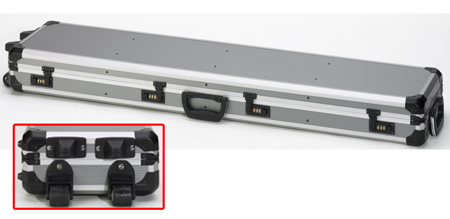 AKAH Futterale + Koffer von Revieralarm Rollenkoffer RACING aus Aluminium 65077000