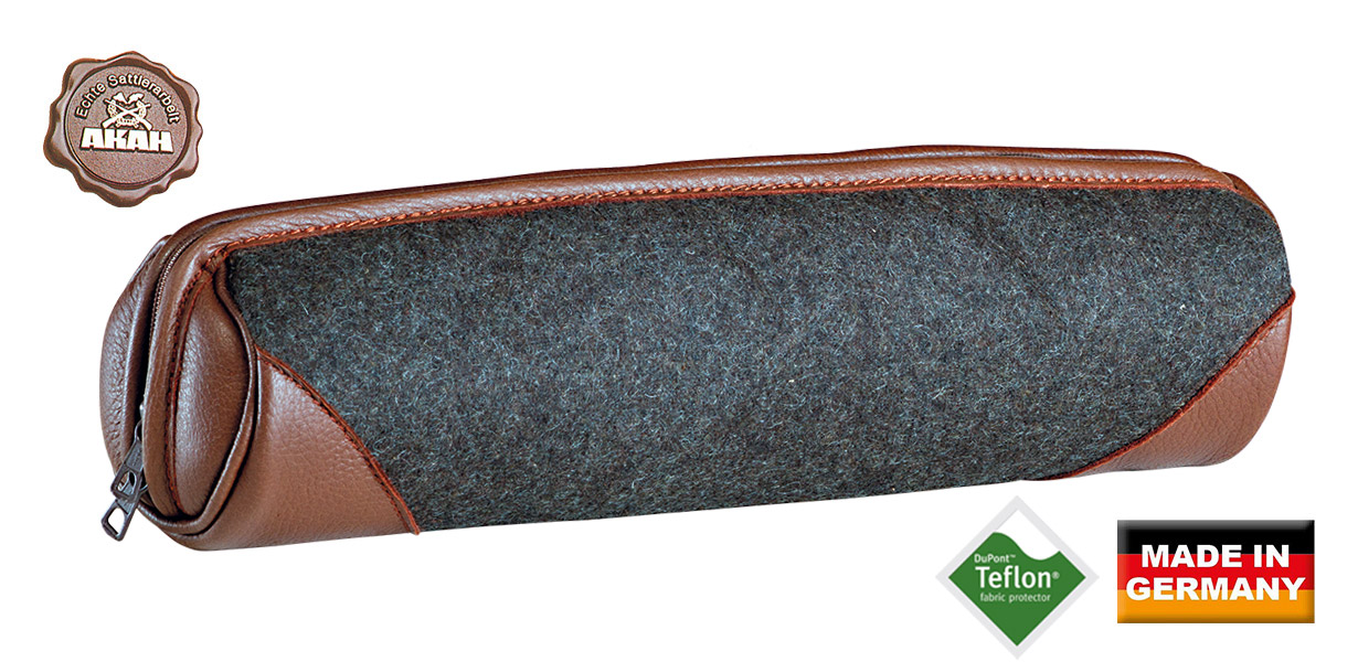 Zielfernrohr-Zubehör von AKAH Zielfernrohrtasche Loden-Elchleder 67065009