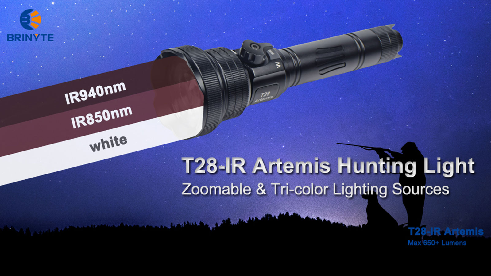 AKAH Lampen von Brinyte T28 Artemis IR 68850100