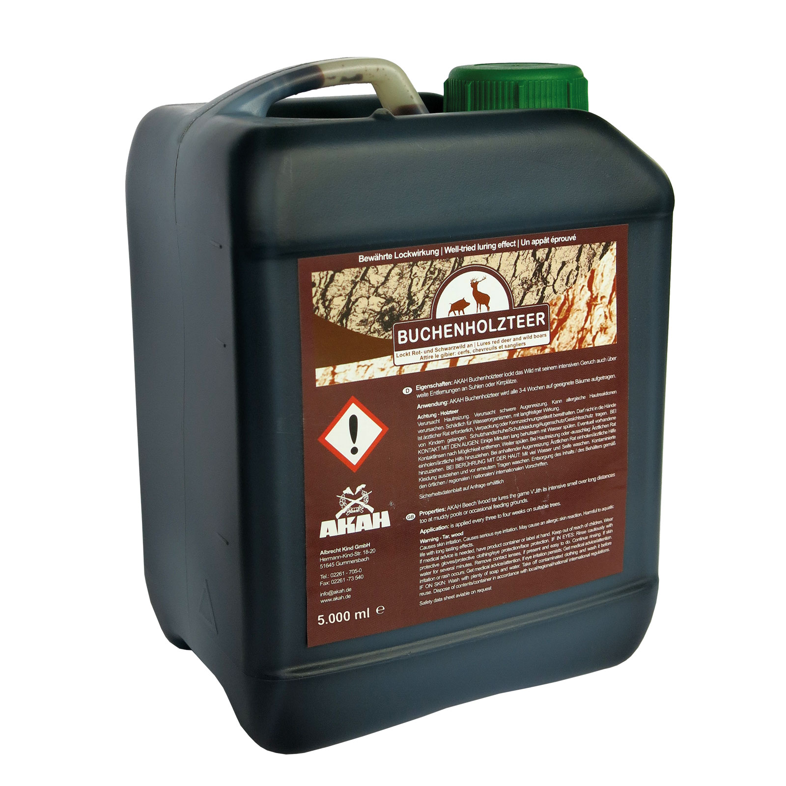 AKAH Lockmittel + Vergrämung von Revieralarm Buchenholzteer 71526005