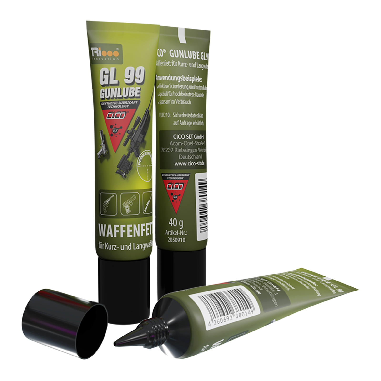 AKAH Waffenpflege von CICO ® Gunlube GL 99 40g Waffenfett 72680040