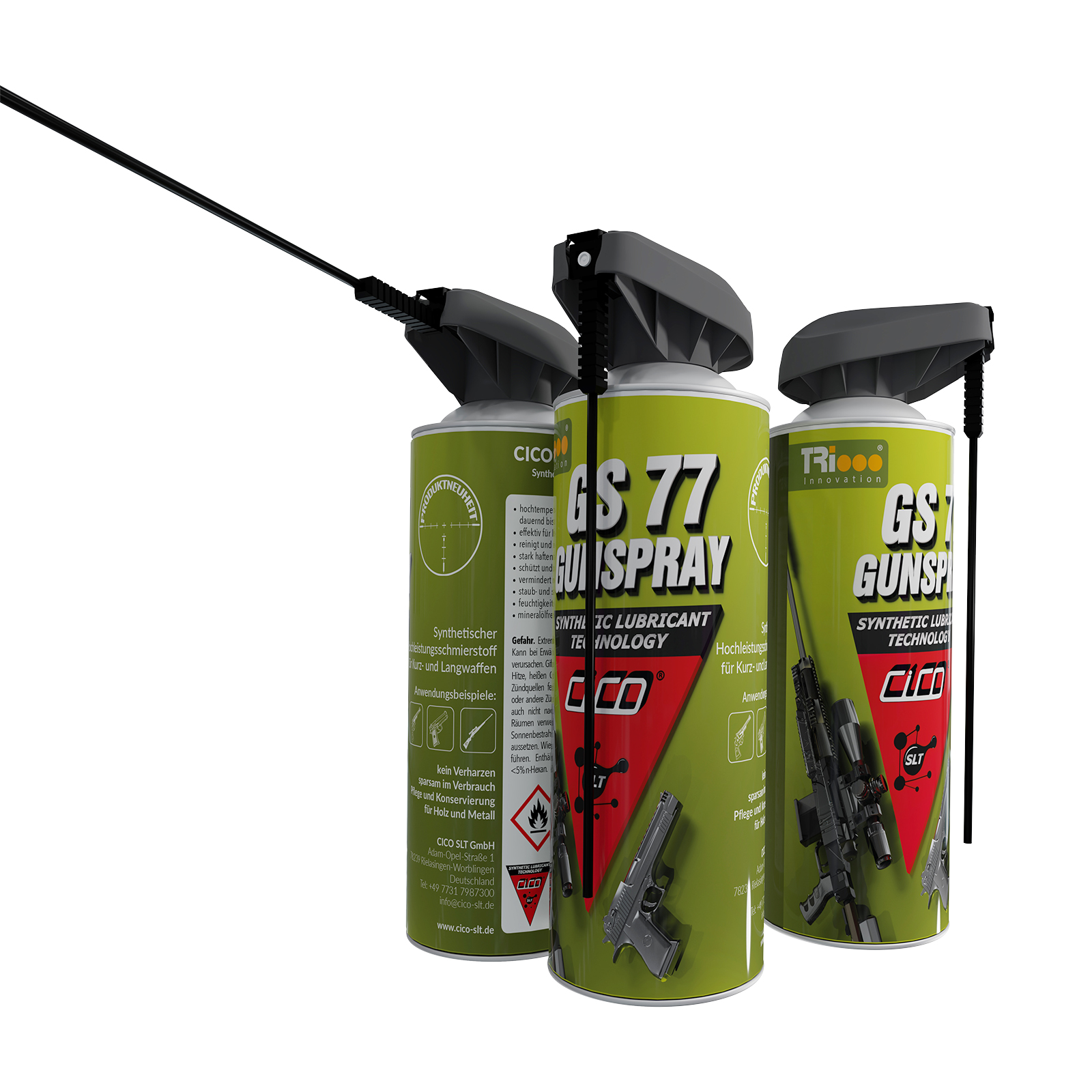 AKAH Waffenpflege von CICO ® Gunspray GS 77 400ml Sprühdose 72681400