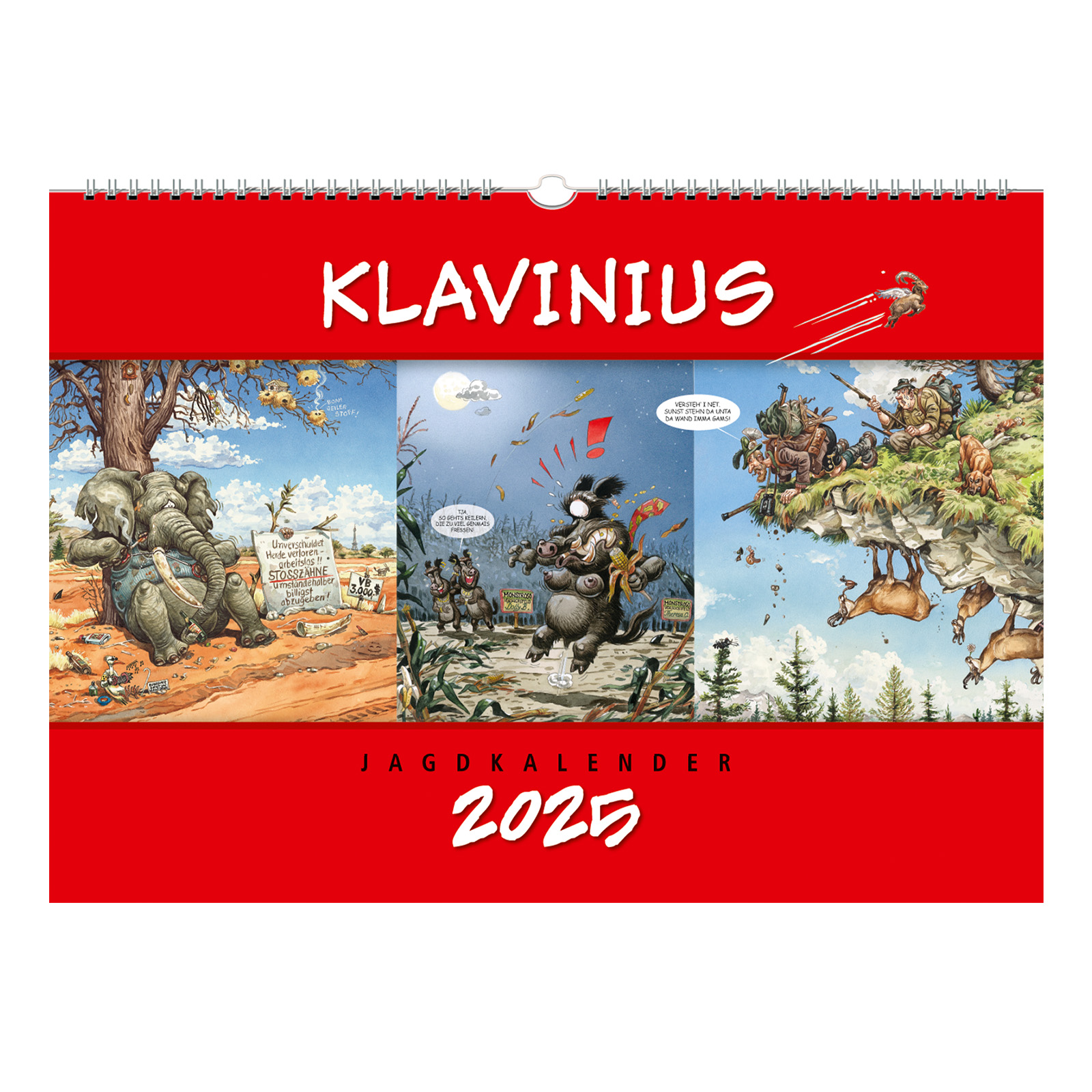 AKAH Kalender von Revieralarm Jagdkalender »Klavinius« 2025 (DJZ Edition) 78458000
