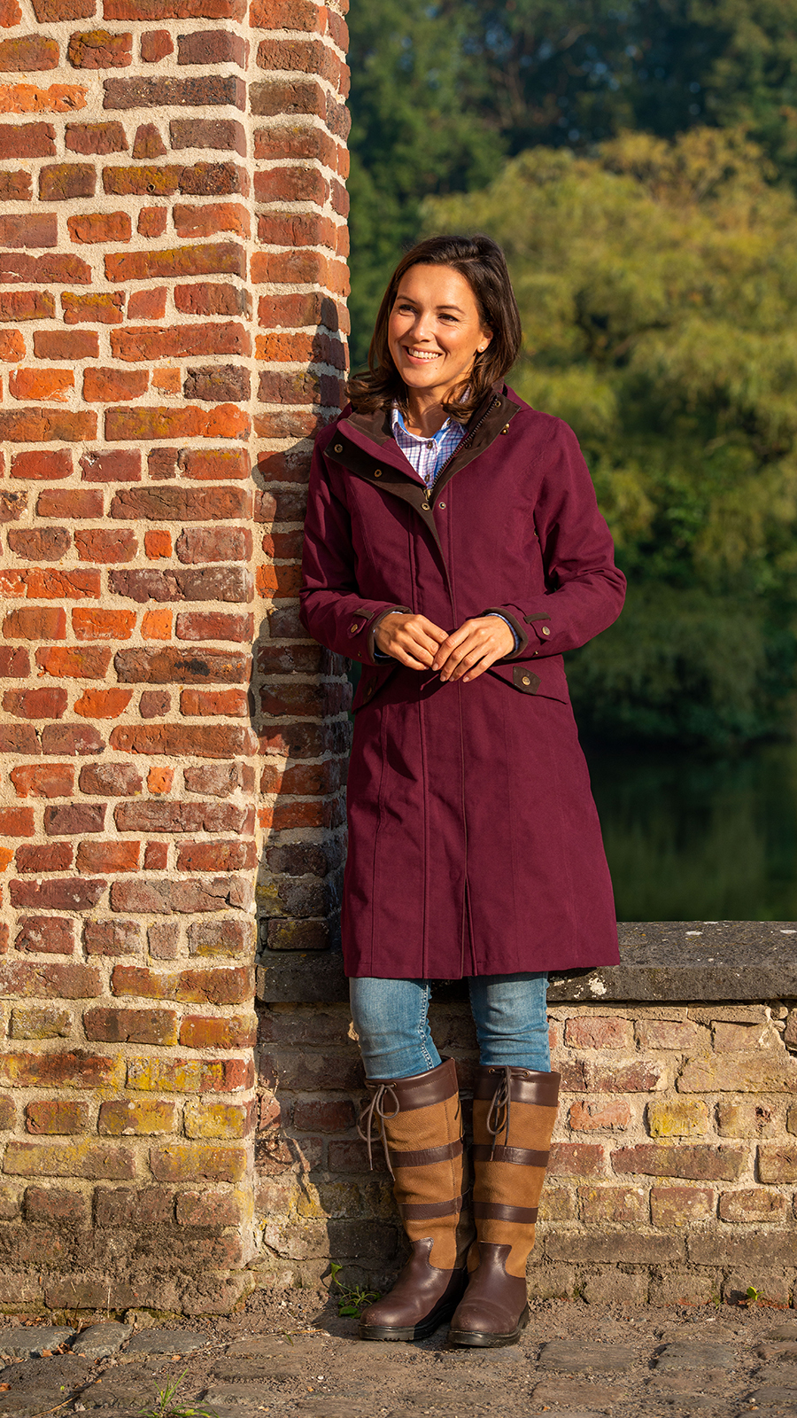 AKAH Damenbekleidung von Baleno Damen Kurzmantel CHELSEA himbeere 80532006