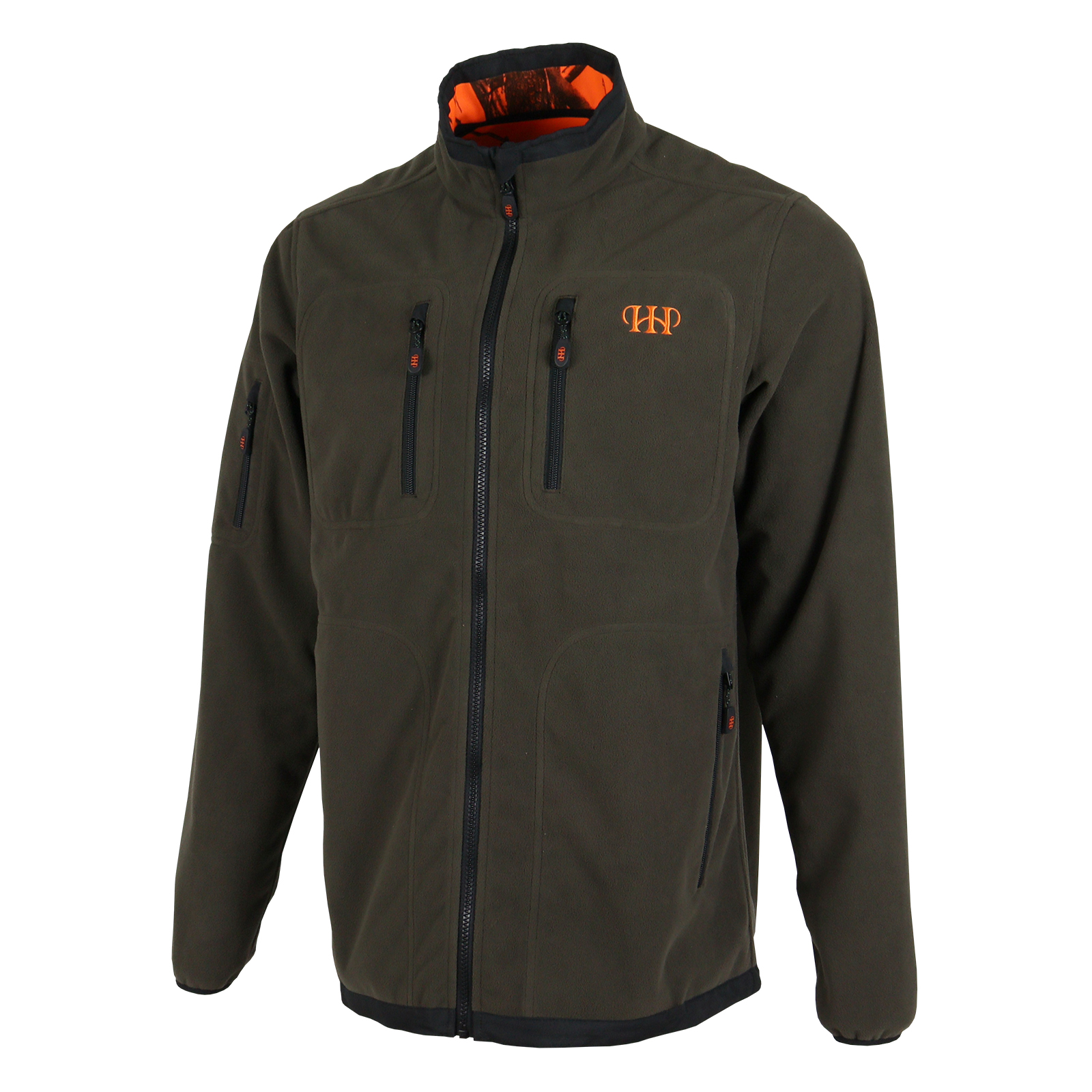 AKAH Jacken / Anoraks von HOUSE OF HUNTING Wendbare Fleecejacke CAMO BLAZE 81810003