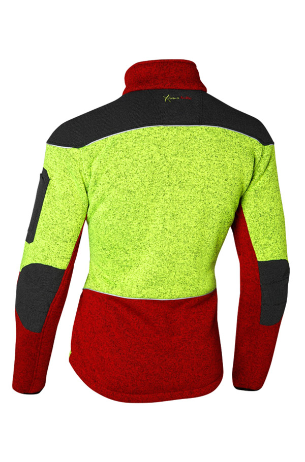 AKAH Pullover / Strickjacken von PSS X-treme Arctic Faserstrickjacke rot/gelb 89960009