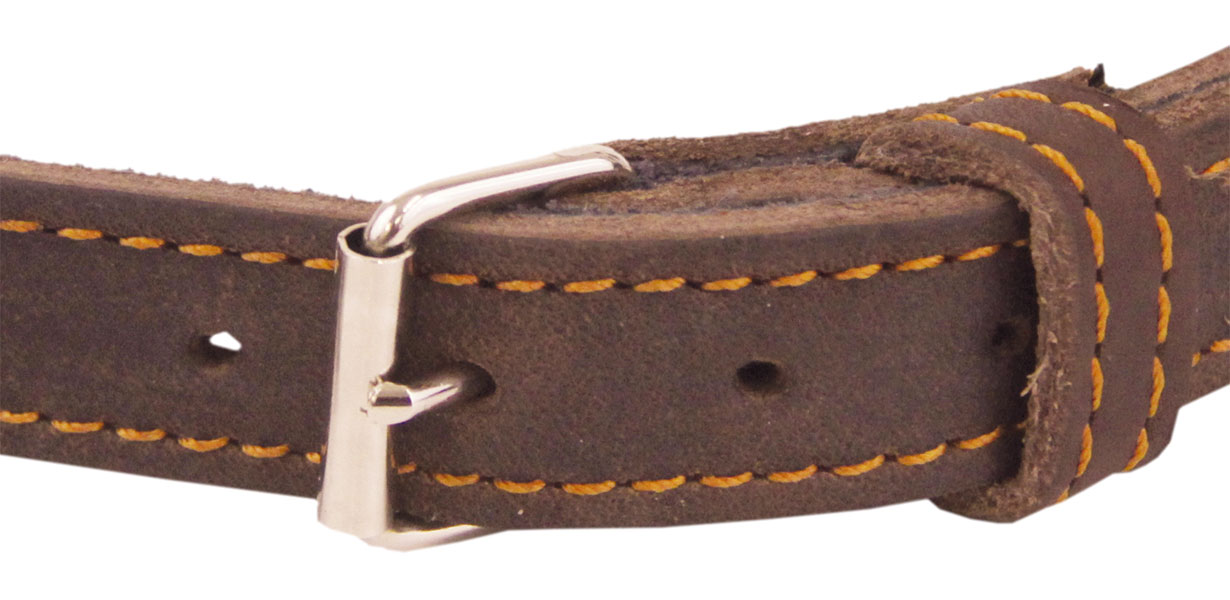 AKAH Halsbänder von AKAH Halsband genietet aus Ölleder 90052055