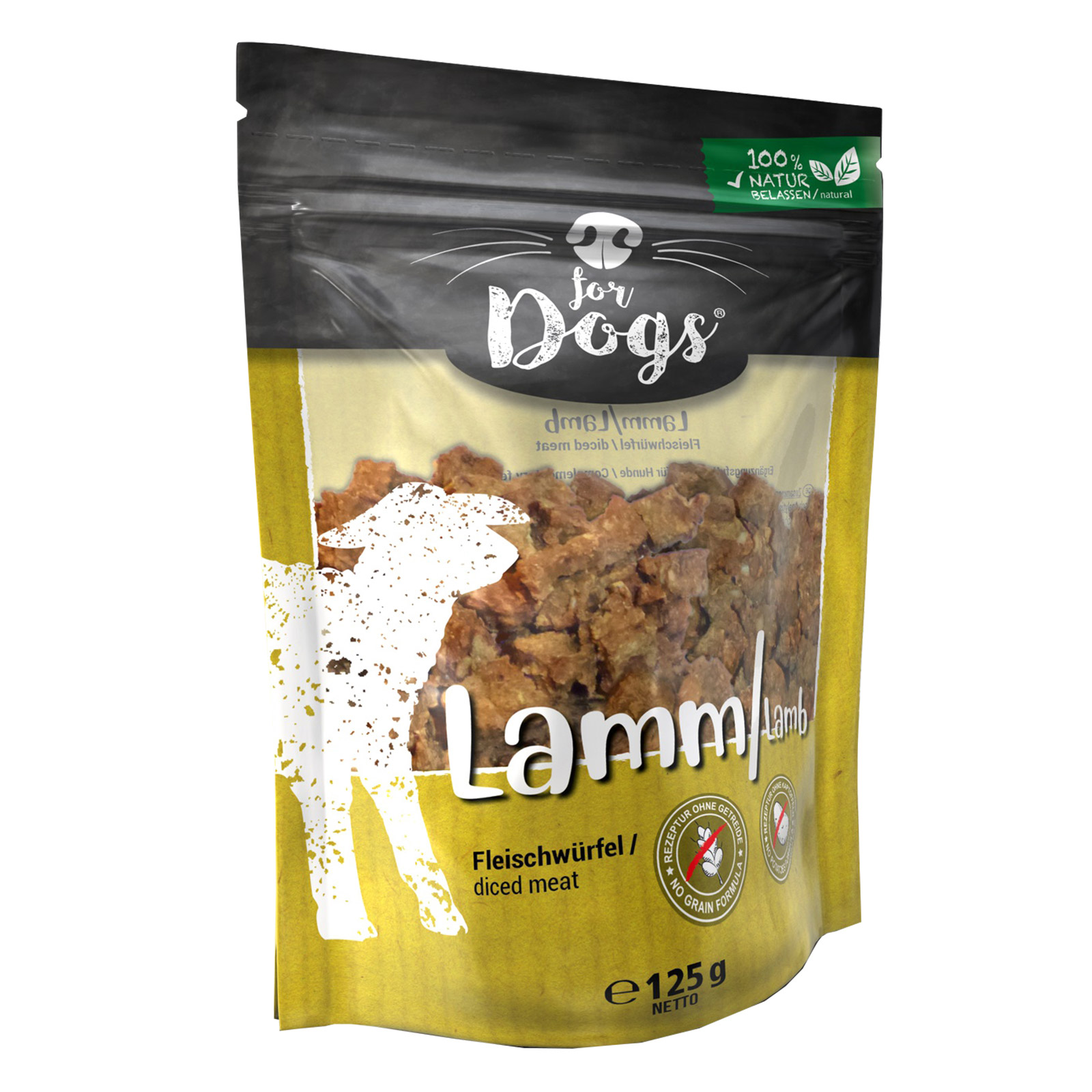 AKAH Hundefutter + Snacks von Revieralarm Fleischwürfel Lamm 97359000