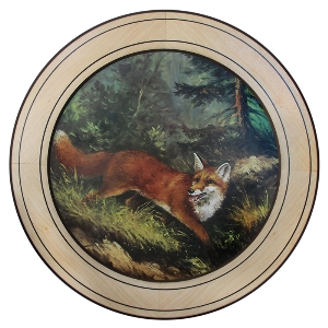 Ehrenscheiben für besondere Leistungen von AKAH Ehrenscheibe Fuchs im Wechselrahmen 50cm 38632013