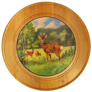 Ehrenscheiben für besondere Leistungen von AKAH Ehrenscheibe aus Massivholz Ø 60 cm 38693001