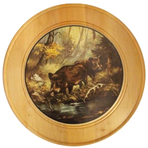 Ehrenscheiben für besondere Leistungen von AKAH Ehrenscheibe aus Massivholz Ø 60 cm 38693003