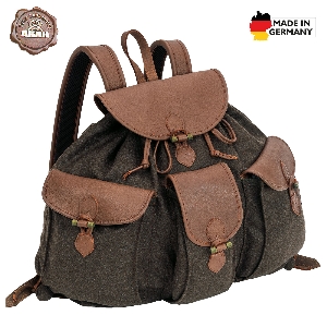 Rucksäcke für Jagd und Outdoor von AKAH AKAH Rucksack Loden de Luxe mit Elch-Leder 61314001