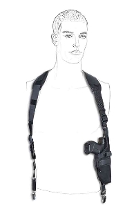 Holster von AKAH Kombi-Schulterholster für DIGITALFUNK 65848001