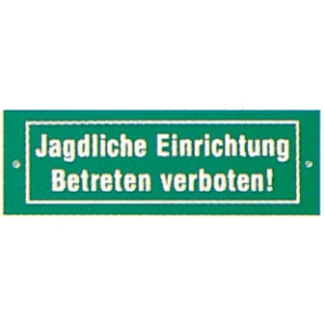 AKAH Artikel von revieralarm Schild 