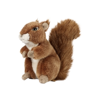 Kinderspielzeug für Naturfreunde von AKAH Plüschtier Eichhörnchen 78332000