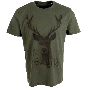 Hemden / T-Shirts von Almtracht T-Shirt Mein Herz schlägt wild, grün 83811004