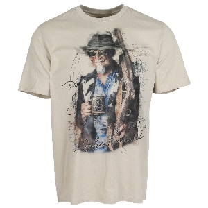 Hemden und T-Shirts für draußen von AKAH ALMTRACHT T-Shirt Albert, sand 83816004