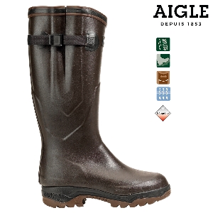 AKAH Gummistiefel für Revier und Outdoor von AKAH AIGLE PARCOURS® 2 Iso braun 86547036
