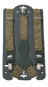 Accessoires für Jagd und Outdoor von AKAH Hosenträger mit Leder Sau 87642000