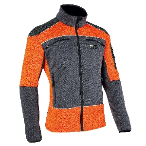 Pullover und Strickjacken von AKAH PSS X-treme Arctic Faserstrickjacke grau/orange 89949003