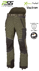 Schnittschutz für Arbeit draußen von AKAH PSS X-treme Protect Sauenschutzhose grün 89958102