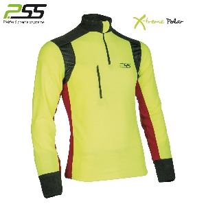 Kleidung von PSS X-treme Polar Fleeceshirt gelb/rot 89976004