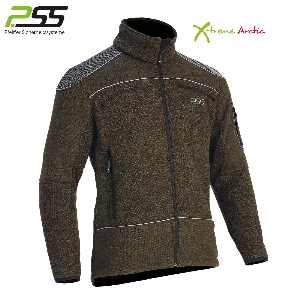 Pullover / Strickjacken von PSS X-treme Arctic Faserstrickjacke grün/melange 89986004