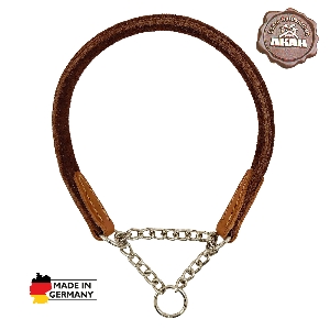 Halsbänder von AKAH Halsung aus Yak-Leder Velours 90086045
