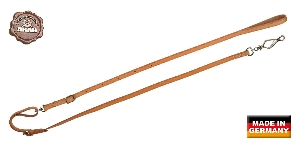 AKAH Umhängeleine aus Fahlleder 10 mm breit