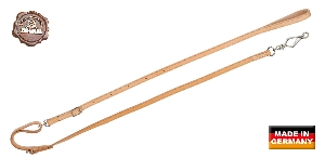 AKAH Umhängeleine aus Fahlleder 14 mm breit