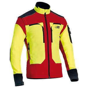 Softshell Jacken für Jagd und Outdoor von AKAH PSS X-treme Vario Stretchjacke gelb/rot 89963009