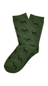 Strümpfe und Socken für draußen von AKAH HOUSE OF HUNTING Designsocke Hirsch 85303001