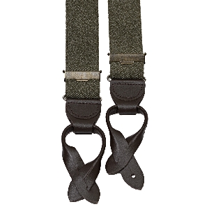 Accessoires für Jagd und Outdoor von AKAH Hosenträger Jacquard mit Lederrollschlaufen 87649000